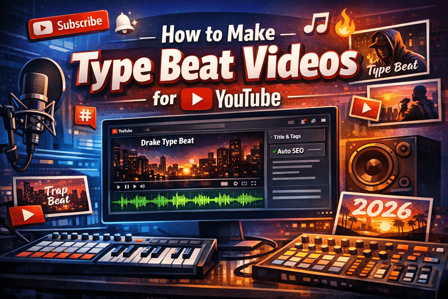 How to Make a Type Beat Video for YouTube (The Right Way)