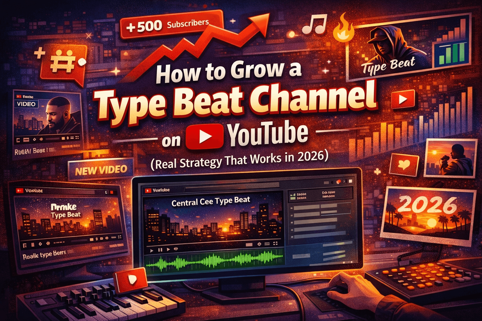 How to Actually Grow a Type Beat Channel on YouTube (Without Burning Out)