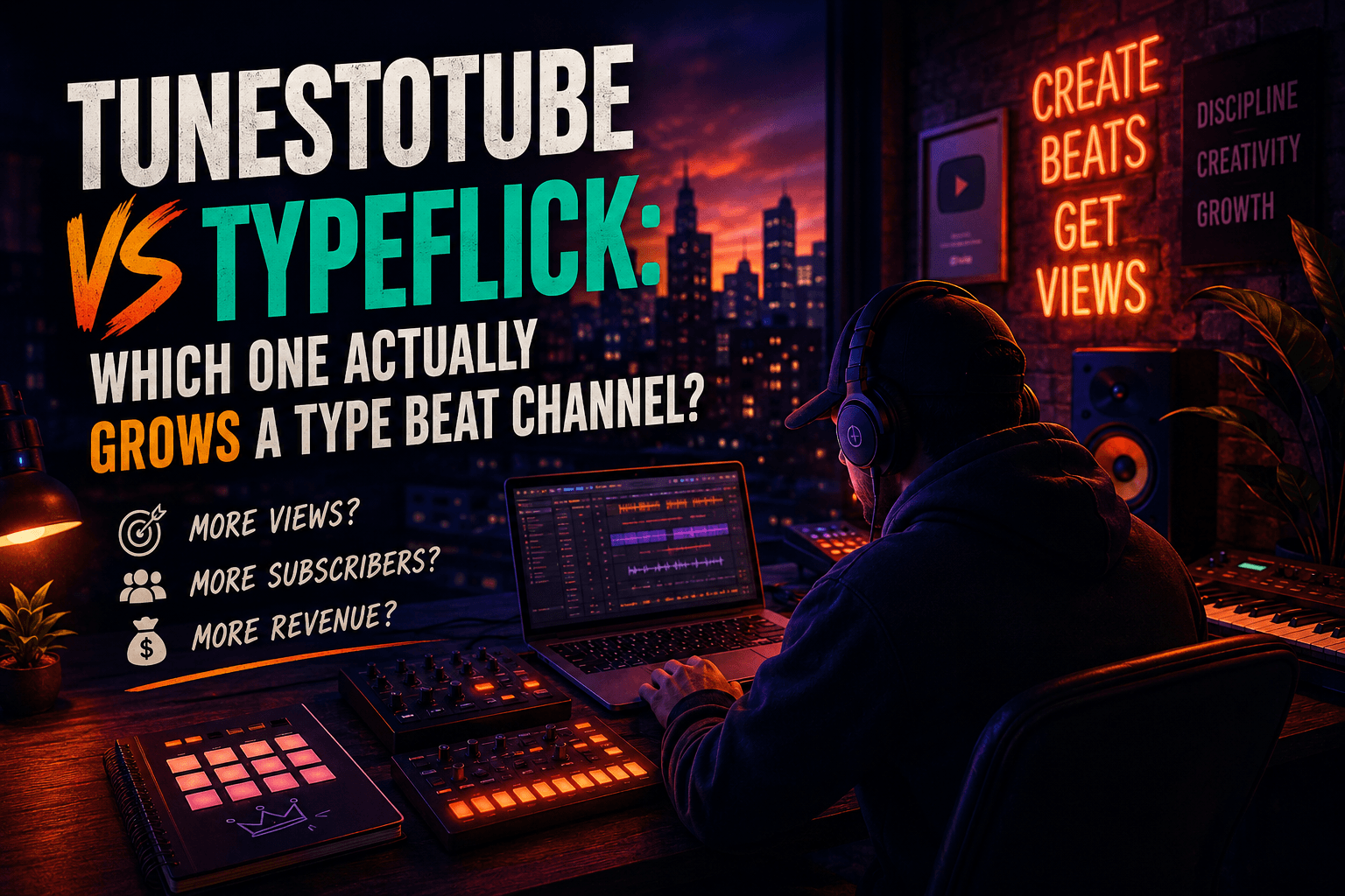 TunesToTube vs Typeflick: Which One Actually Grows a Type Beat Channel?